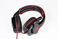 Auriculares con Micrófono SADES SA-901 USB 2.0 - Negro + rojo(270cm)